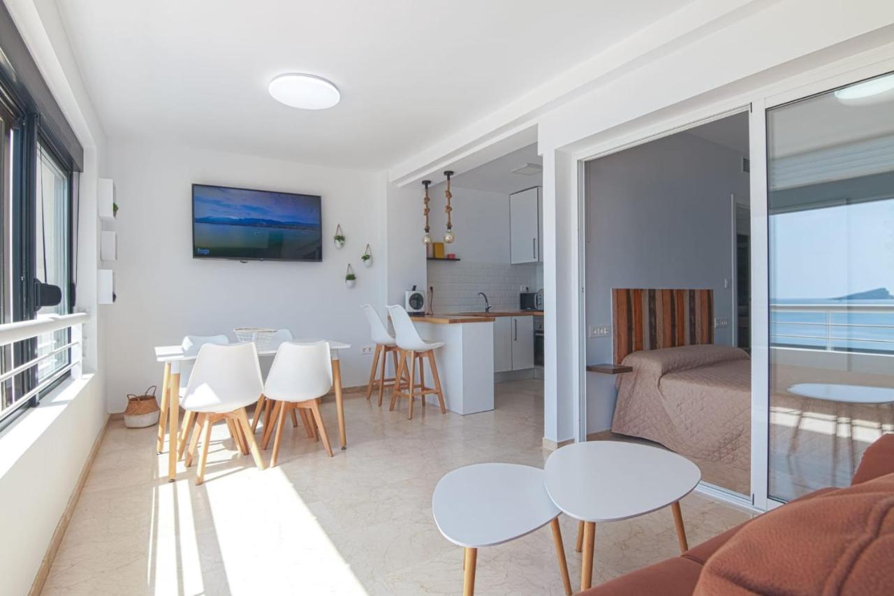 Luminoso Apartamento En Primera Linea De Playa 베니돔 외부 사진