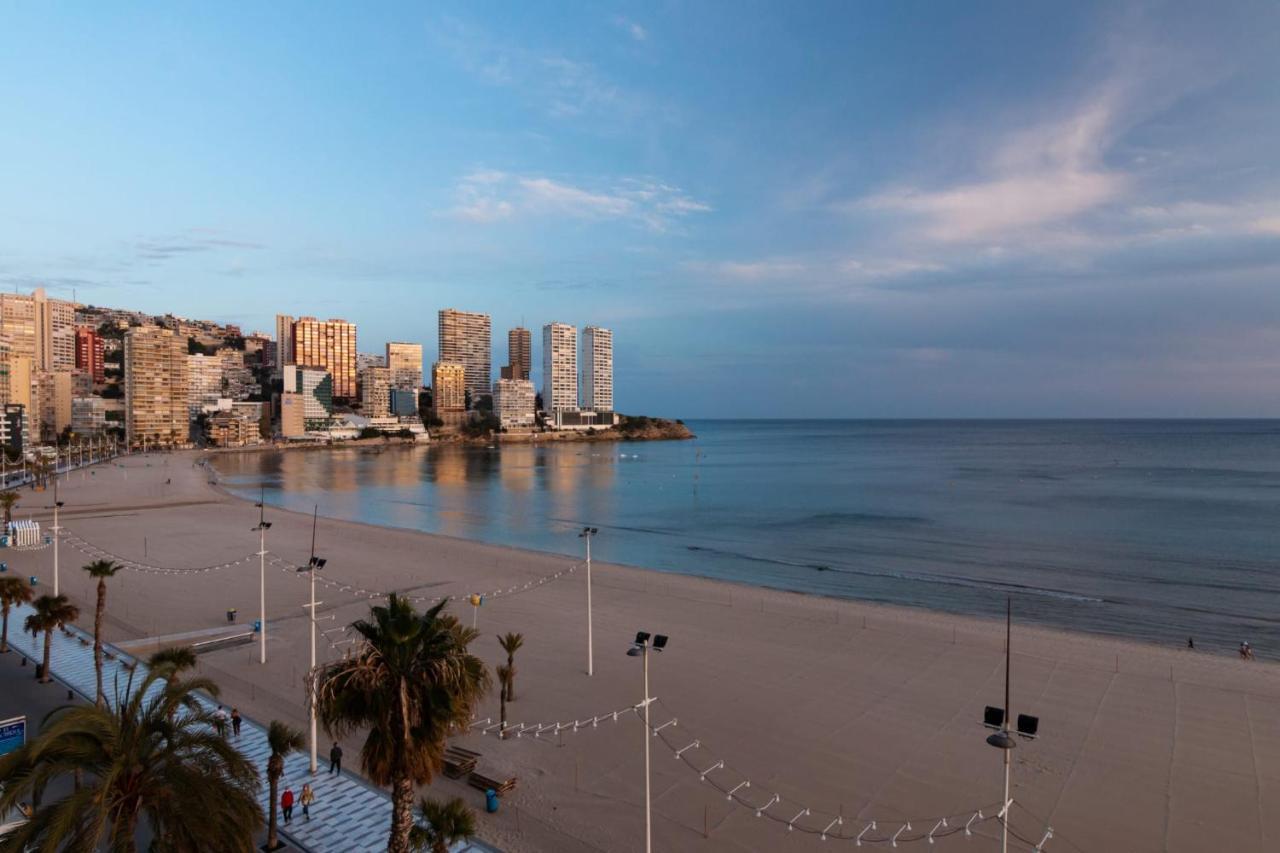 Luminoso Apartamento En Primera Linea De Playa 베니돔 외부 사진
